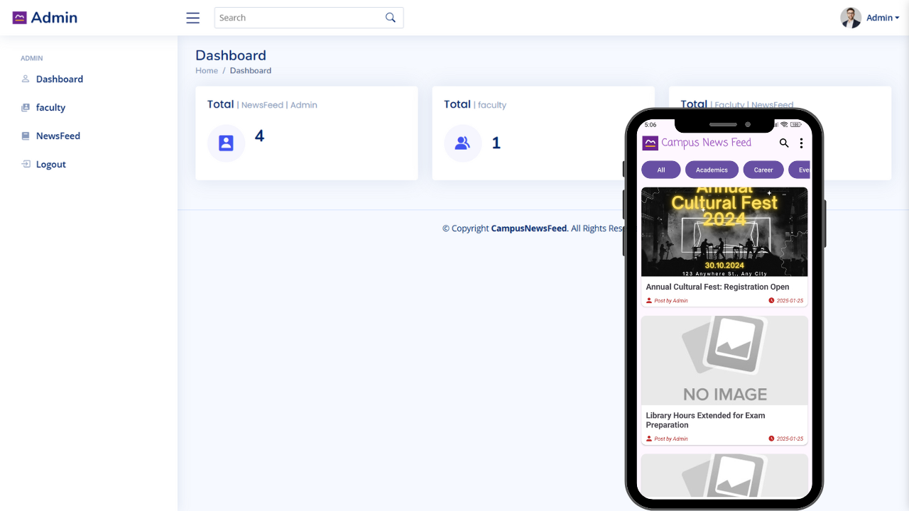 Campus News Feed App